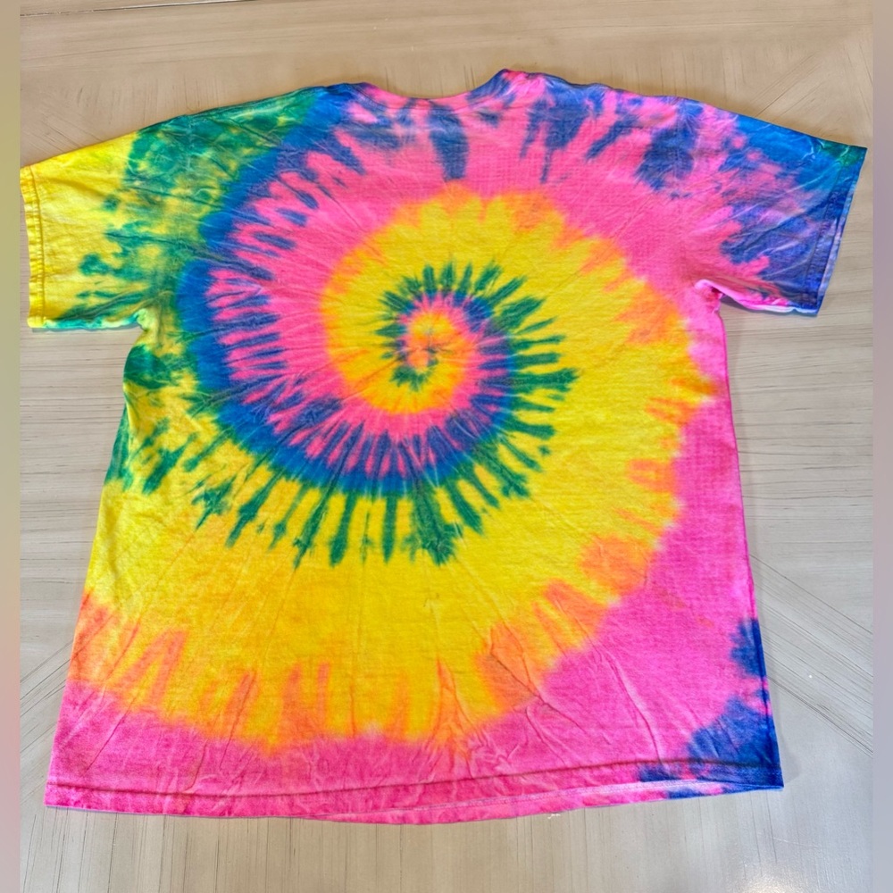 Lake George New York Classic Established Tie-Dyed Spiral T-Shirt - Unisex Size M - Picture 2 of 7